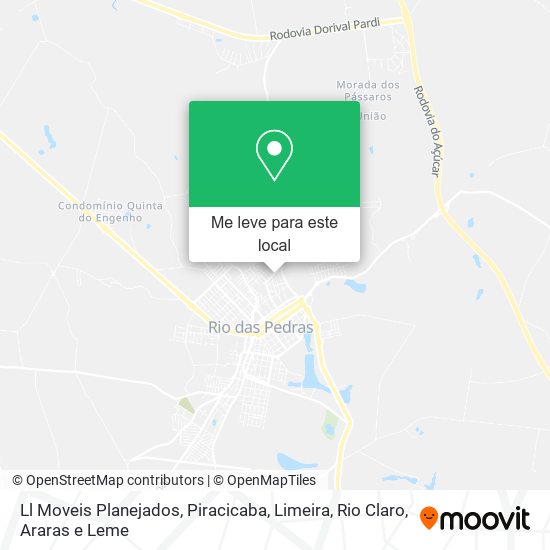 Ll Moveis Planejados mapa