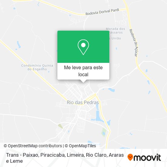 Trans - Paixao mapa