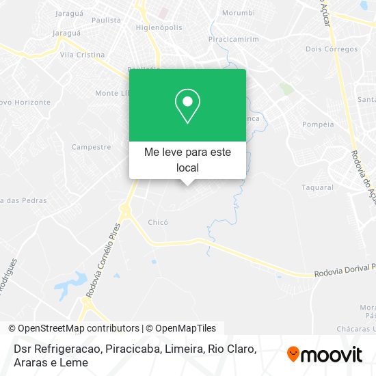 Dsr Refrigeracao mapa