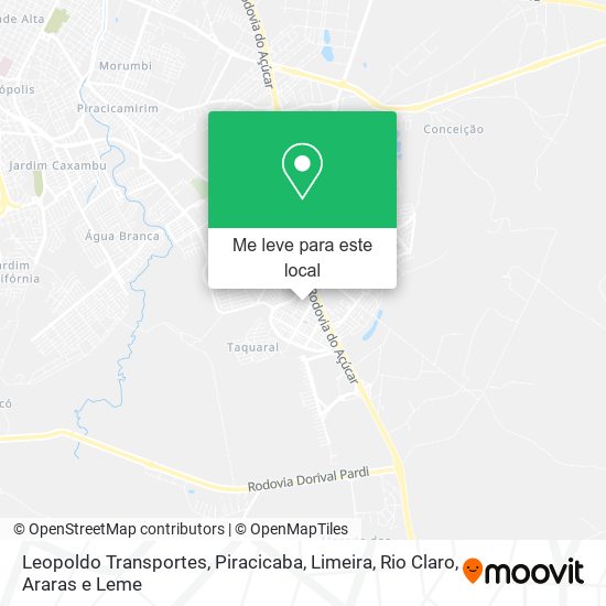 Leopoldo Transportes mapa