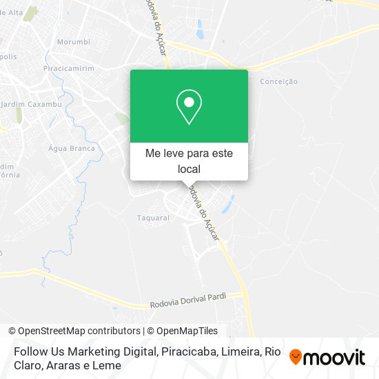 Follow Us Marketing Digital mapa