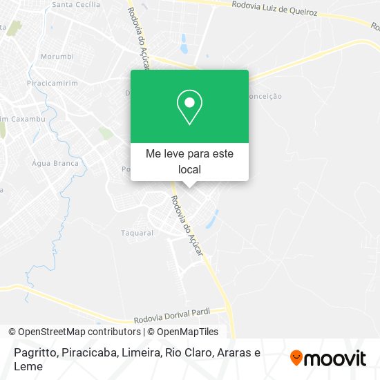 Pagritto mapa