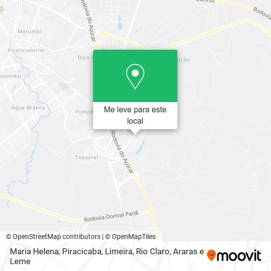 Maria Helena mapa