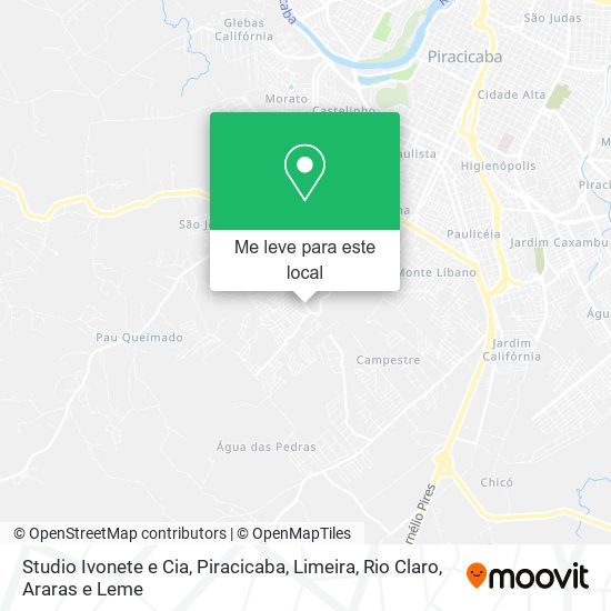 Studio Ivonete e Cia mapa