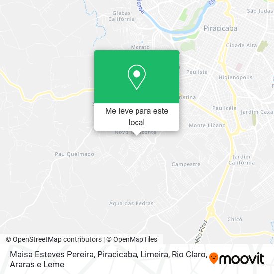 Maisa Esteves Pereira mapa