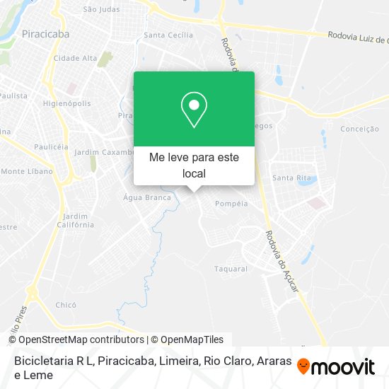 Bicicletaria R L mapa
