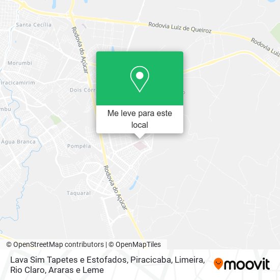 Lava Sim Tapetes e Estofados mapa