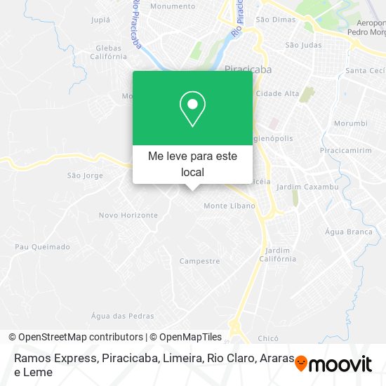 Ramos Express mapa