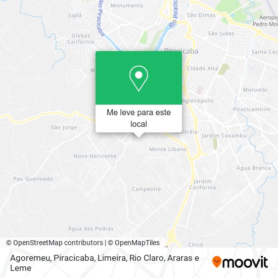 Agoremeu mapa