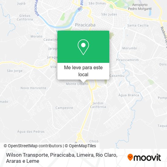 Wilson Transporte mapa