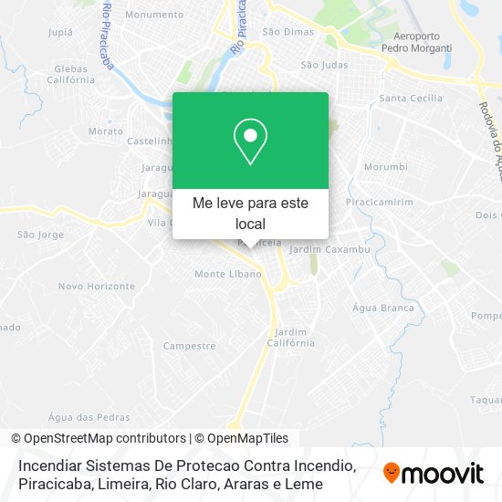 Incendiar Sistemas De Protecao Contra Incendio mapa