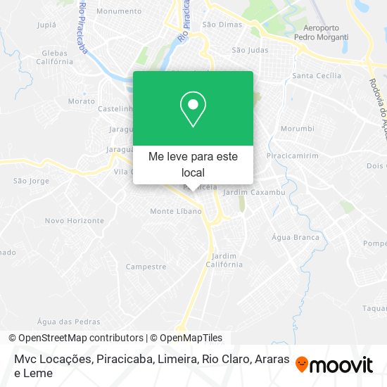 Mvc Locações mapa