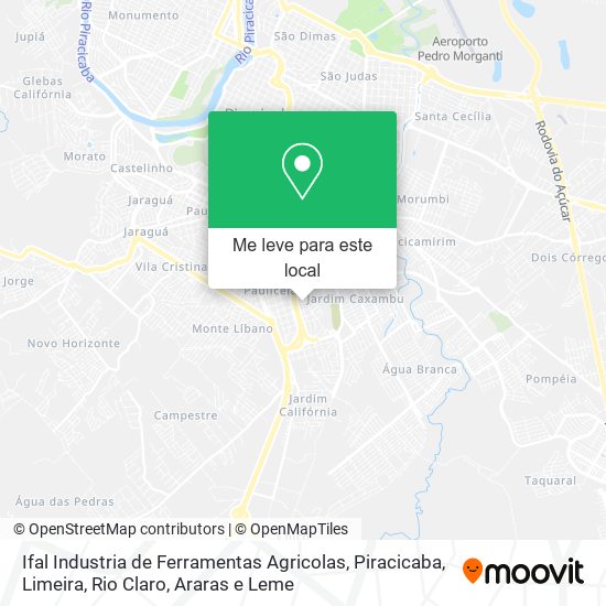 Ifal Industria de Ferramentas Agricolas mapa