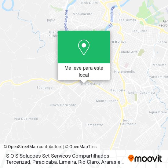 S O S Solucoes Sct Servicos Compartilhados Tercerizad mapa