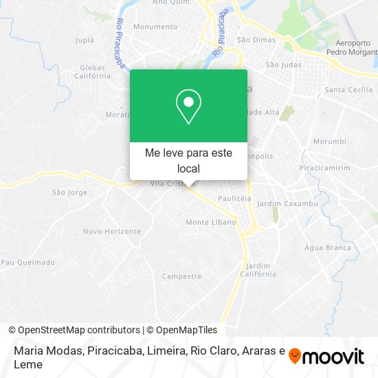 Maria Modas mapa