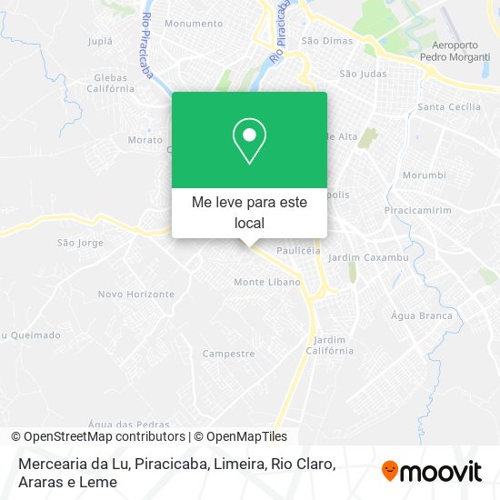 Mercearia da Lu mapa