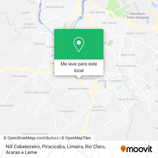Nill Cabeleireiro mapa