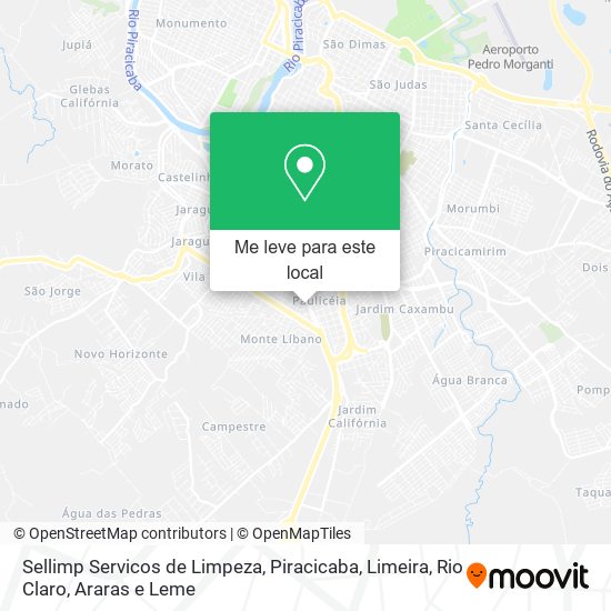 Sellimp Servicos de Limpeza mapa