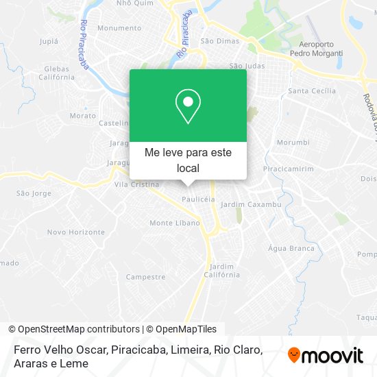 Ferro Velho Oscar mapa