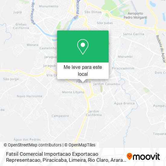 Fatsil Comercial Importacao Exportacao Representacao mapa