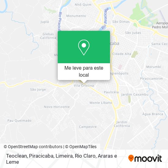 Teoclean mapa