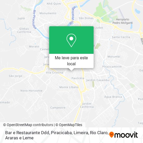 Bar e Restaurante Ddd mapa