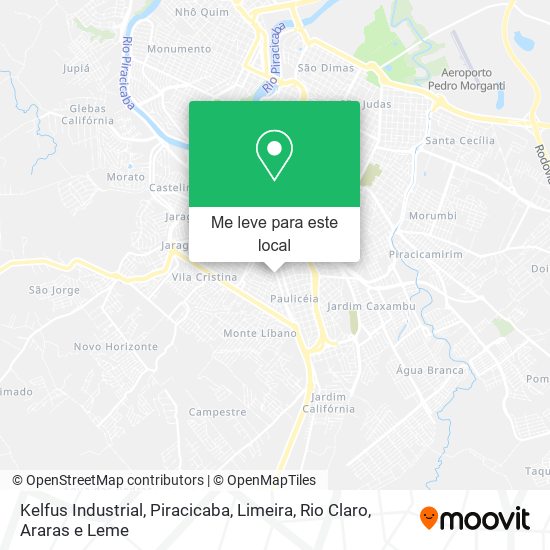 Kelfus Industrial mapa