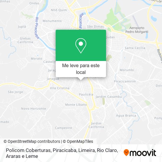 Policom Coberturas mapa