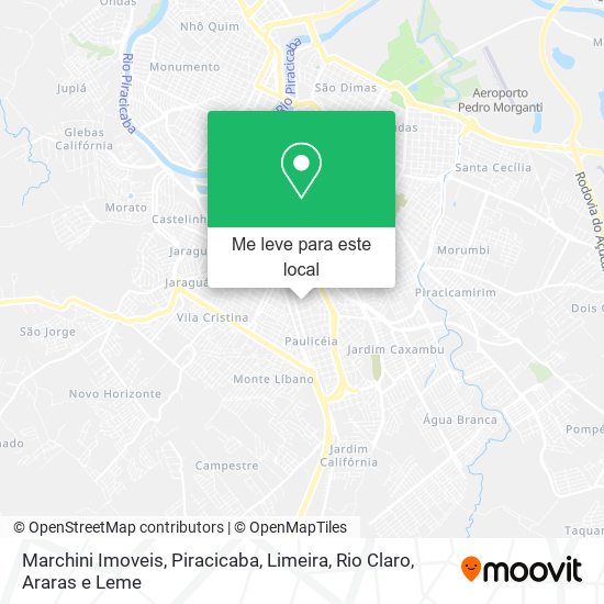 Marchini Imoveis mapa