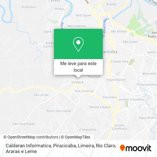 Calderan Informatica mapa