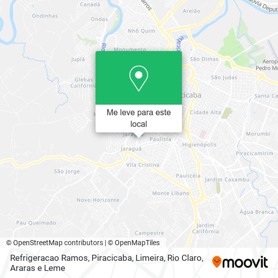 Refrigeracao Ramos mapa