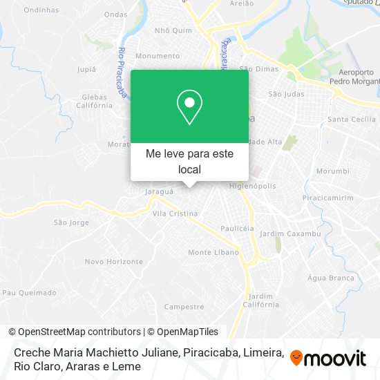 Creche Maria Machietto Juliane mapa