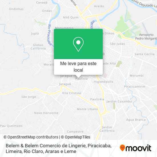 Belem & Belem Comercio de Lingerie mapa