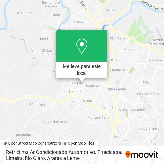 Refriclima Ar Condicionado Automotivo mapa
