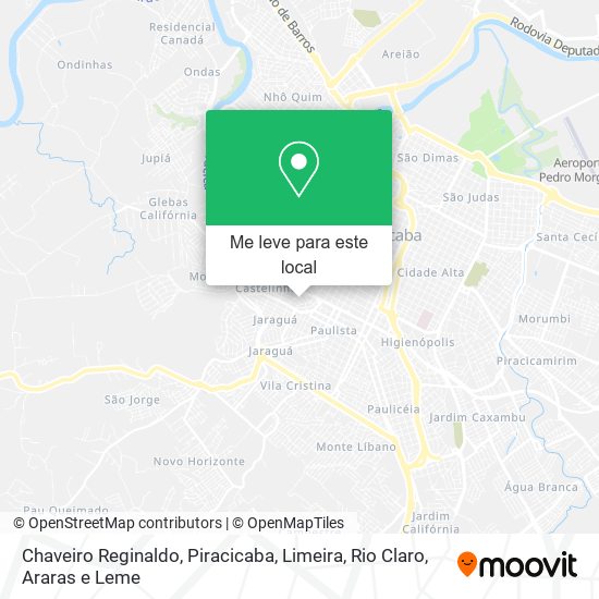 Chaveiro Reginaldo mapa