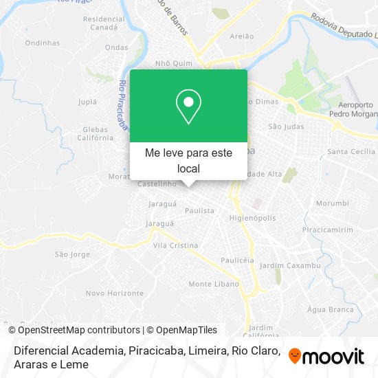 Diferencial Academia mapa