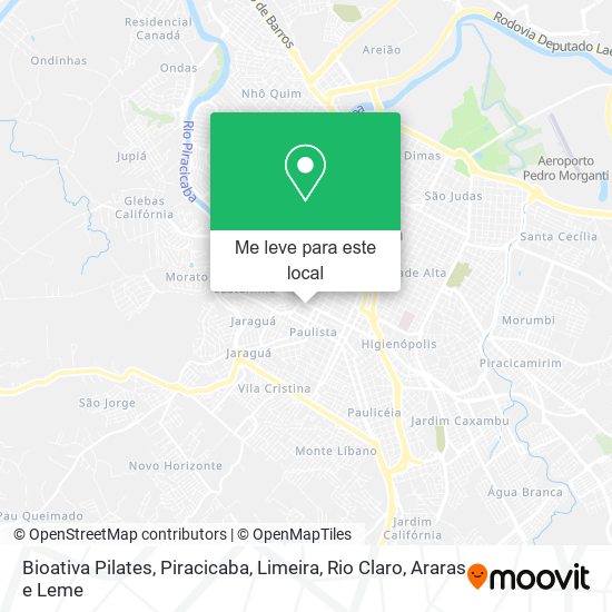 Bioativa Pilates mapa
