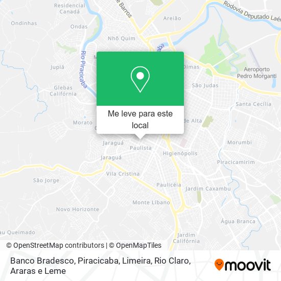 Banco Bradesco mapa
