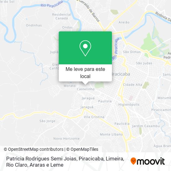Patricia Rodrigues Semi Joias mapa