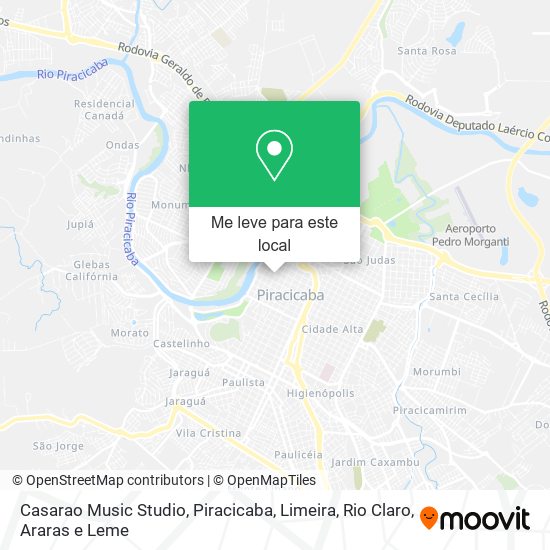 Casarao Music Studio mapa