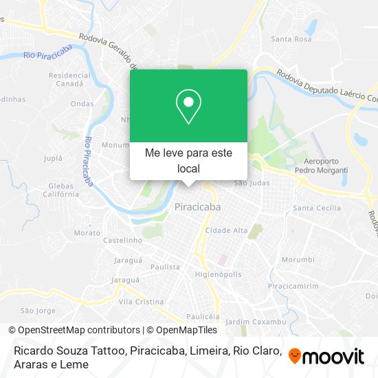 Ricardo Souza Tattoo mapa