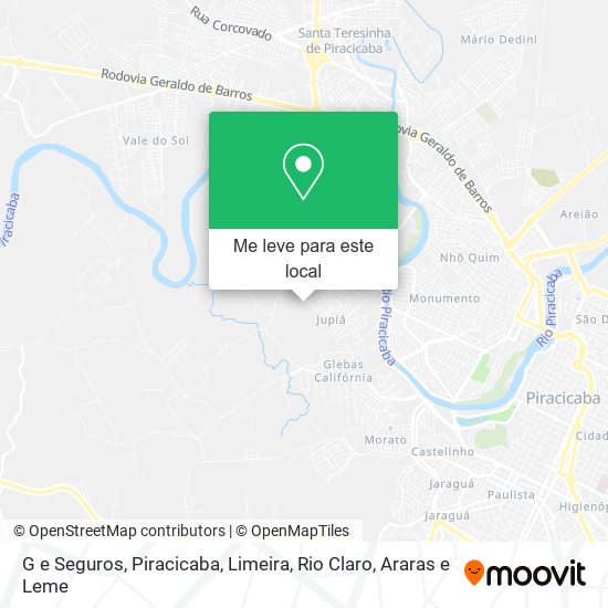 G e Seguros mapa