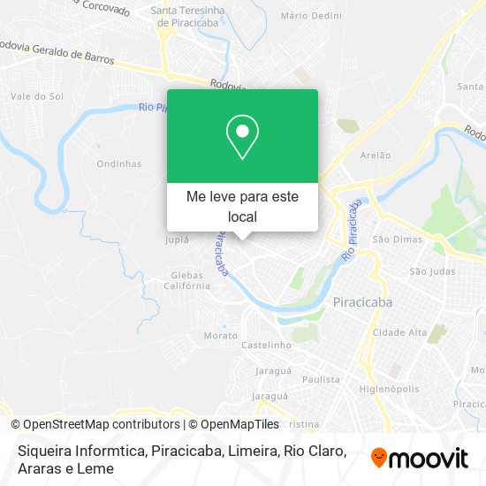 Siqueira Informtica mapa