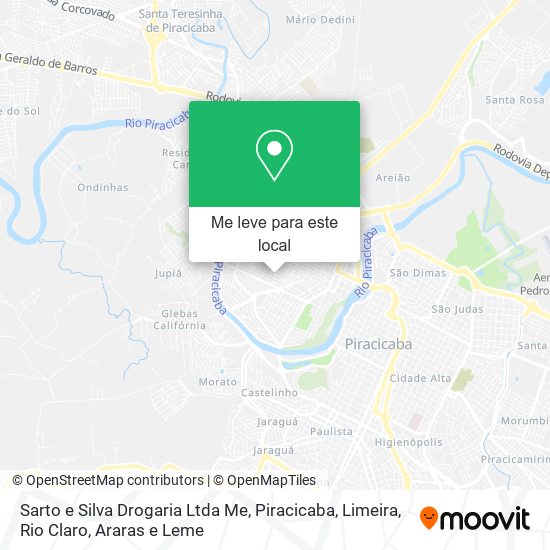 Sarto e Silva Drogaria Ltda Me mapa