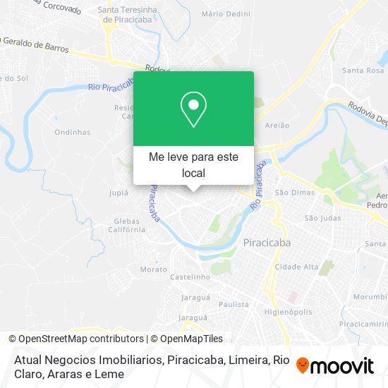 Atual Negocios Imobiliarios mapa