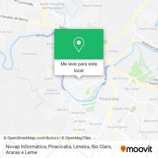 Novap Informática mapa