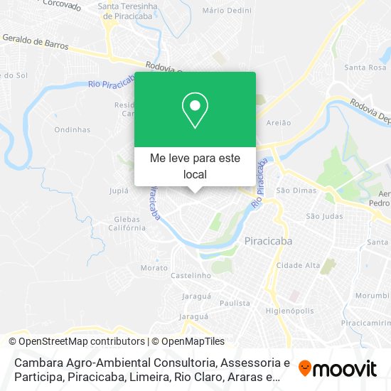 Cambara Agro-Ambiental Consultoria, Assessoria e Participa mapa