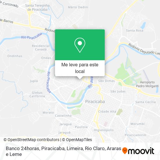 Banco 24horas mapa