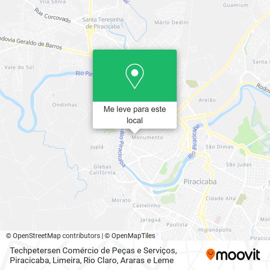 Techpetersen Comércio de Peças e Serviços mapa