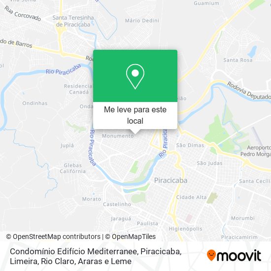 Condomínio Edifício Mediterranee mapa